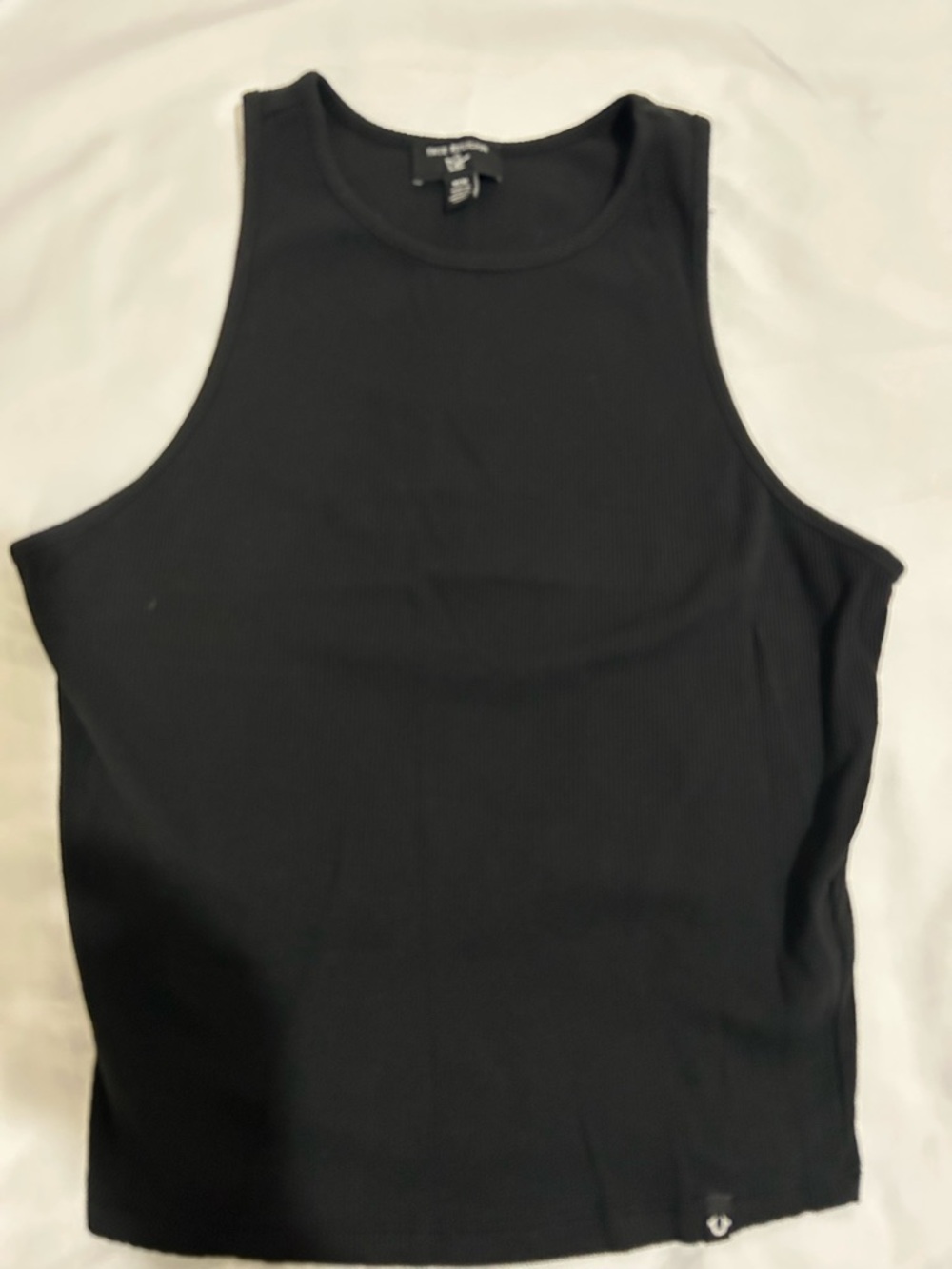 True Religion Black Ribbed Tank Top - Picture 4 of 5
